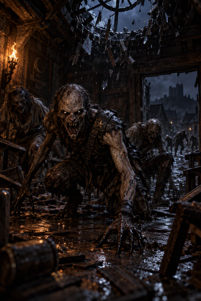 The wight attack, Moonlight Inn