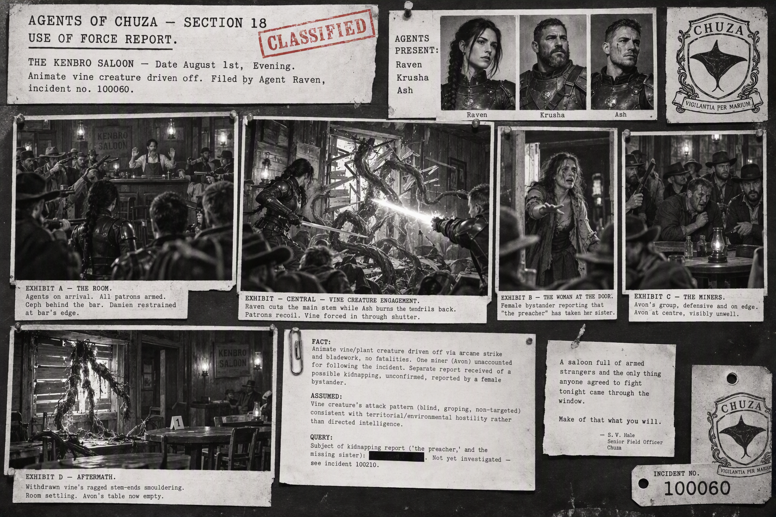 Session 47 incident board