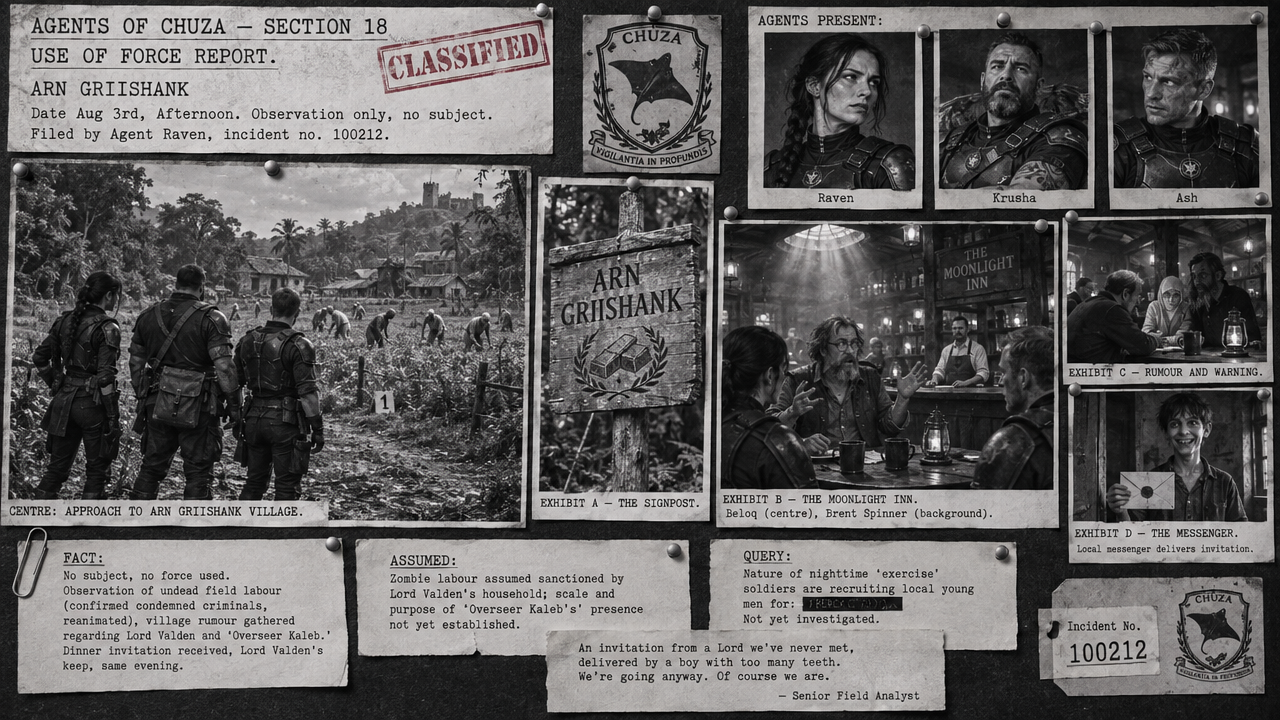 Session 50 incident board