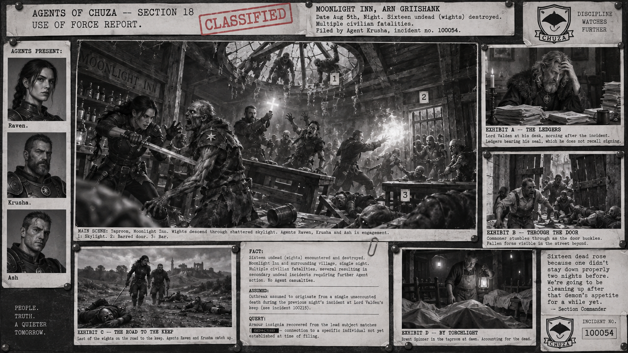 Session 54 incident board