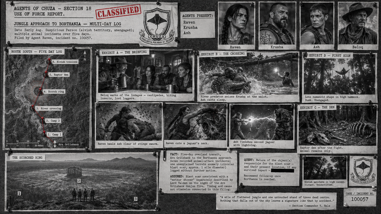 Session 57 incident board