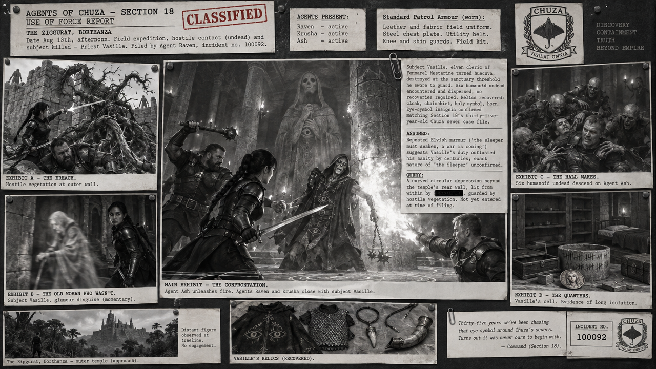 Session 60 incident board