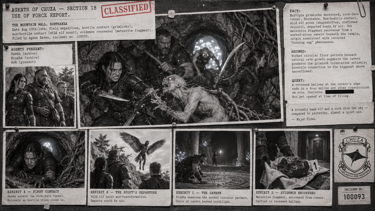 Session 61 incident board