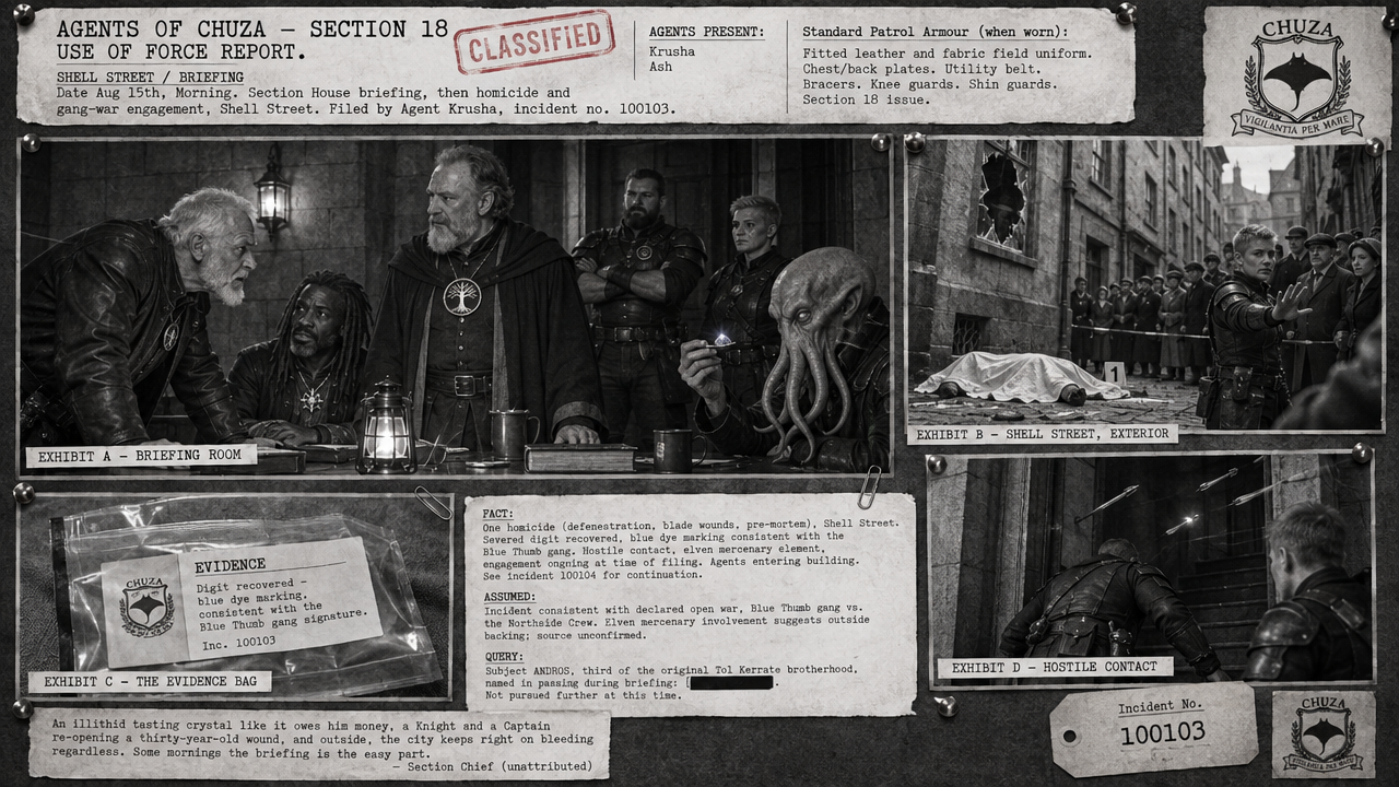 Session 71 incident board