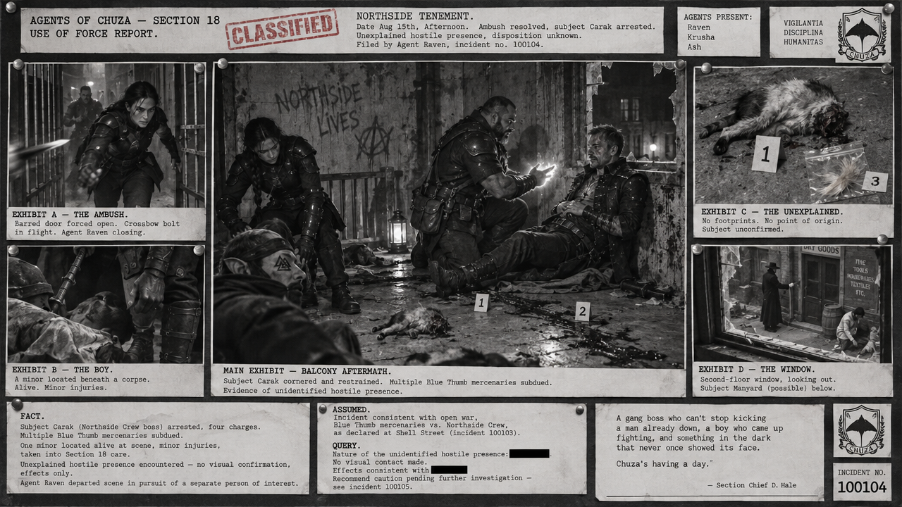 Session 72 incident board