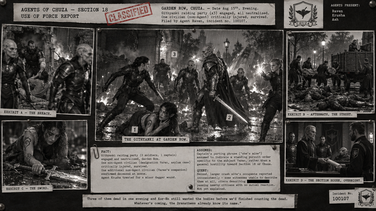 Session 75 incident board