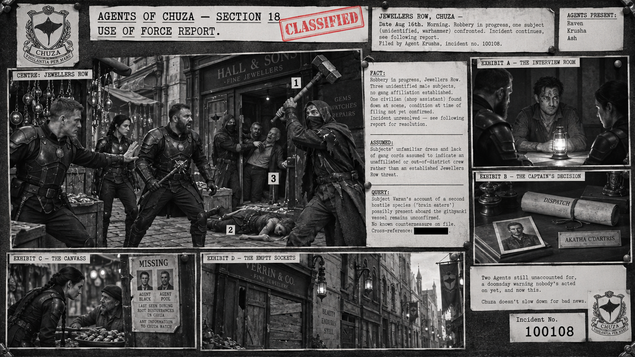 Session 76 incident board