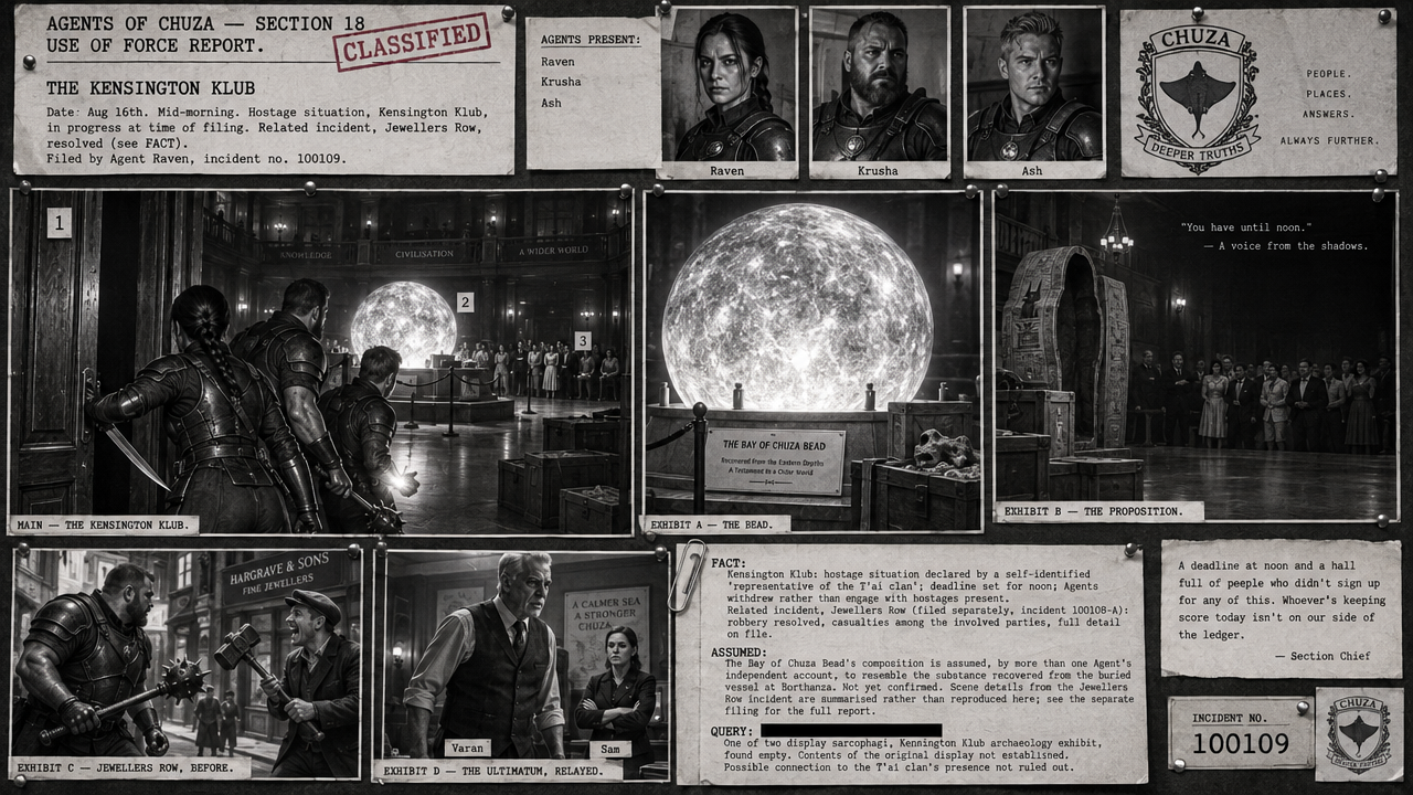 Session 77 incident board