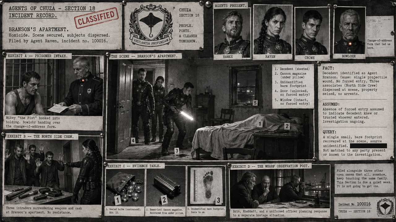 Session 16 incident board