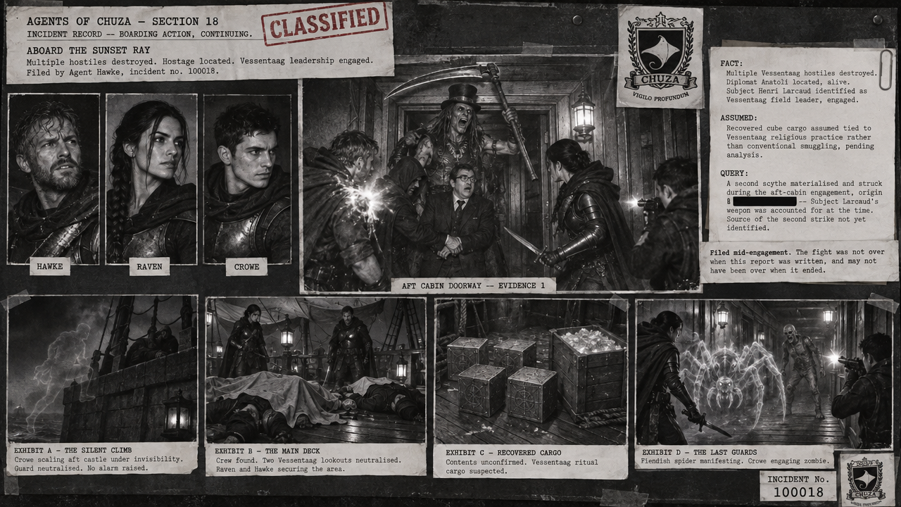 Session 18 incident board