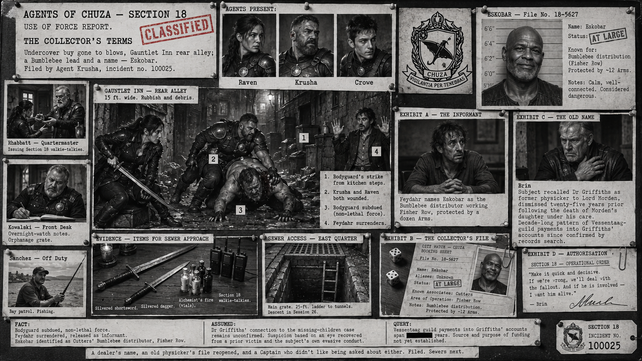 Session 25 incident board
