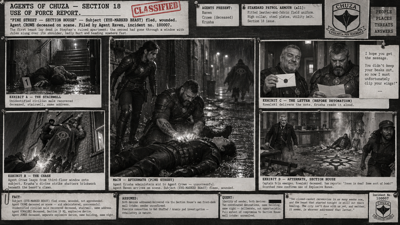 Session 32 incident board
