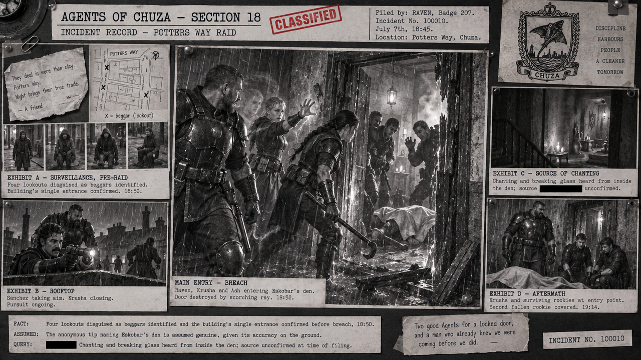Session 35 incident board