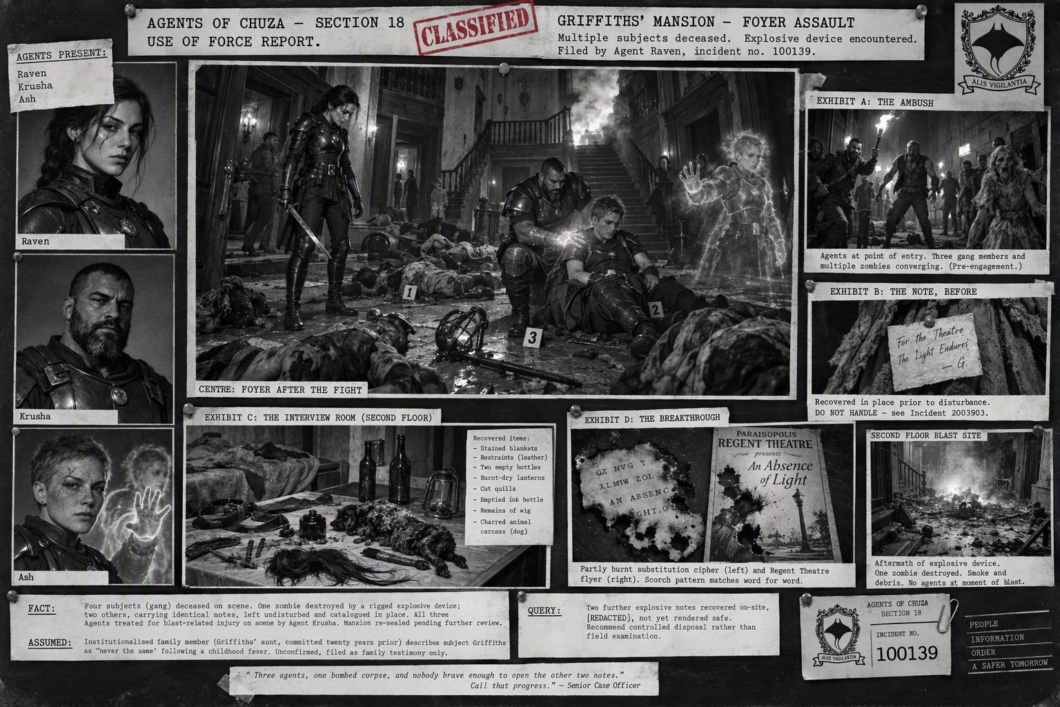 Session 39 incident board